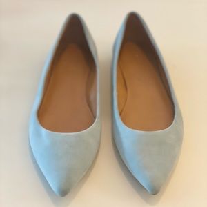 Powder Blue J Crew Flats